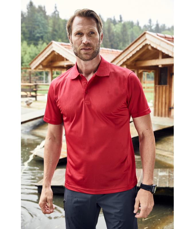 Herren Men's Polo High Performance Azur 7471