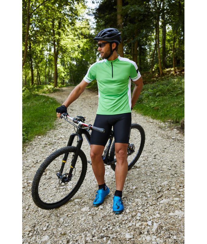 Men Men's Bike-T Half-Zip White 7939