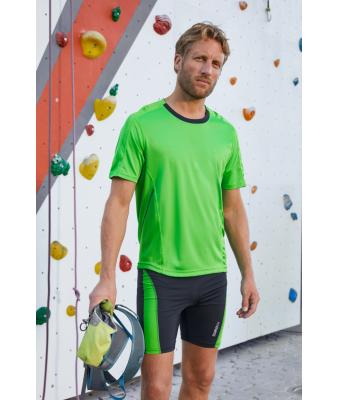 Herren Men's Running T-Shirt Grenadine/iron-grey 8202