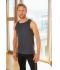 Heren Men´s Sports Tanktop Felgeel/felblauw 8463