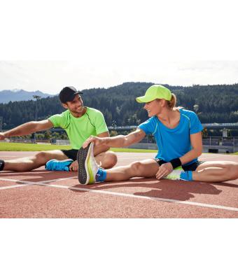 Ladies Ladies' Sports T-Shirt Bright-yellow/bright-blue 8464
