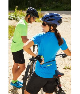 Dames Ladies' Bike-T Half Zip Titan/tomaat 8470