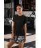 Dames Ladies' Sports Shirt Zwart/zwart-grijs-bedrukt 10242