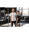 Herren Men's Sports Shirt Black/black-printed 10243