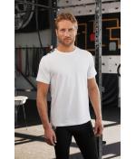 Heren Men's Sports Shirt Wit/zwart-grijs-bedrukt 10243