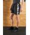 Herren Men's Sports Shorts Black/black-printed 10245