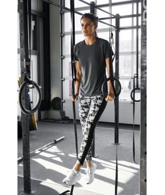 Femme Collants de sport femme Imprimé-en-noir/noir 10246