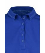 Damen Ladies' Elastic Polo Black/white 7959