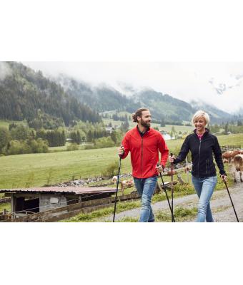 Dames Ladies' Structure Fleece Jacket Aqua/navy 8051