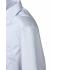 Herren Men's Business Shirt Short-Sleeved Light-grey 7531