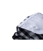 Heren Men's Checked Shirt Navy/wit 8054