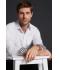 Heren Men's Plain Shirt Wit/zwart-wit 8056