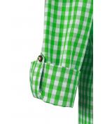 Dames Ladies' Traditional Shirt Paars/wit 8306