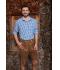 Heren Men's Traditional Shirt Groen/wit 8307