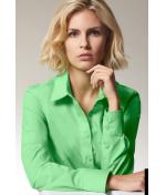 Ladies Ladies' Business Shirt Long-Sleeved Lime-green 8388