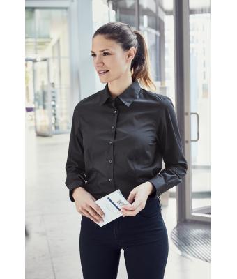 Damen Ladies' Business Shirt Long-Sleeved Wine 8388