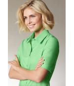 Damen Ladies' Business Shirt Short-Sleeved Red 8390