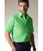 Heren Men's Business Shirt Short-Sleeved Wijnrood 8391