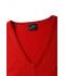 Femme Pull sans manches col V femme Rouge 8057