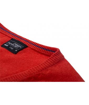 Femme Pull col V femme Rouge 8059