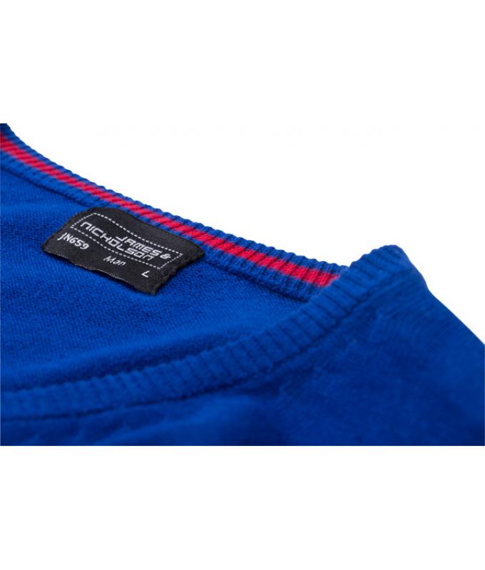 Men Men's V-Neck Pullover Grey-heather 8060