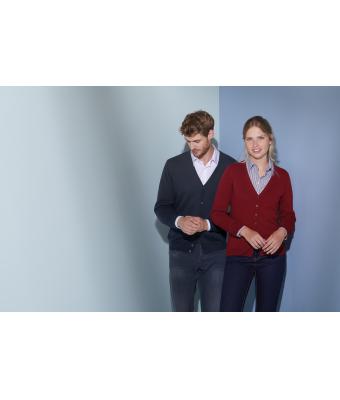 Men Men's V-Neck Cardigan Anthracite-melange 8062