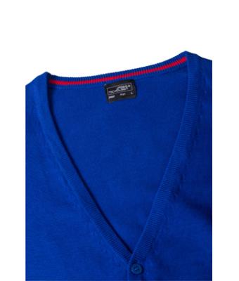 Men Men's V-Neck Cardigan Anthracite-melange 8062