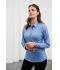 Femme Chemise femme à manches longues en popeline Bleu-clair 8504