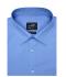 Herren Men's Shirt Longsleeve Poplin Turquoise 8505