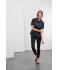 Dames Ladies' Shirt Short-Sleeved Poplin Lichtgrijs 8506