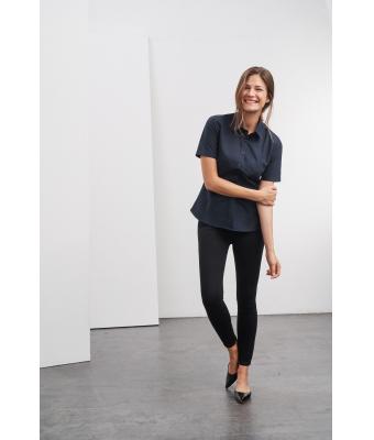 Damen Ladies' Shirt Short-Sleeved Poplin Lime-green 8506