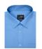 Herren Men's Shirt Shortsleeve Poplin Light-blue 8507
