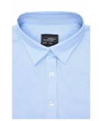 Damen Ladies' Shirt Longsleeve Oxford Silver 8567