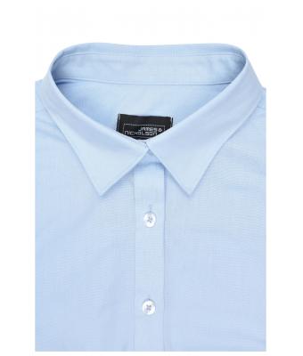 Dames Ladies' Shirt Shortsleeve Oxford Zilver 8569
