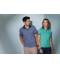 Dames Ladies' Heather Polo Blauw-melange/navy 8340