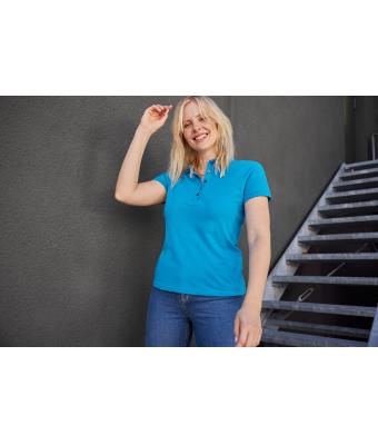 Damen Ladies' Pima Polo Regatta-blue 8396