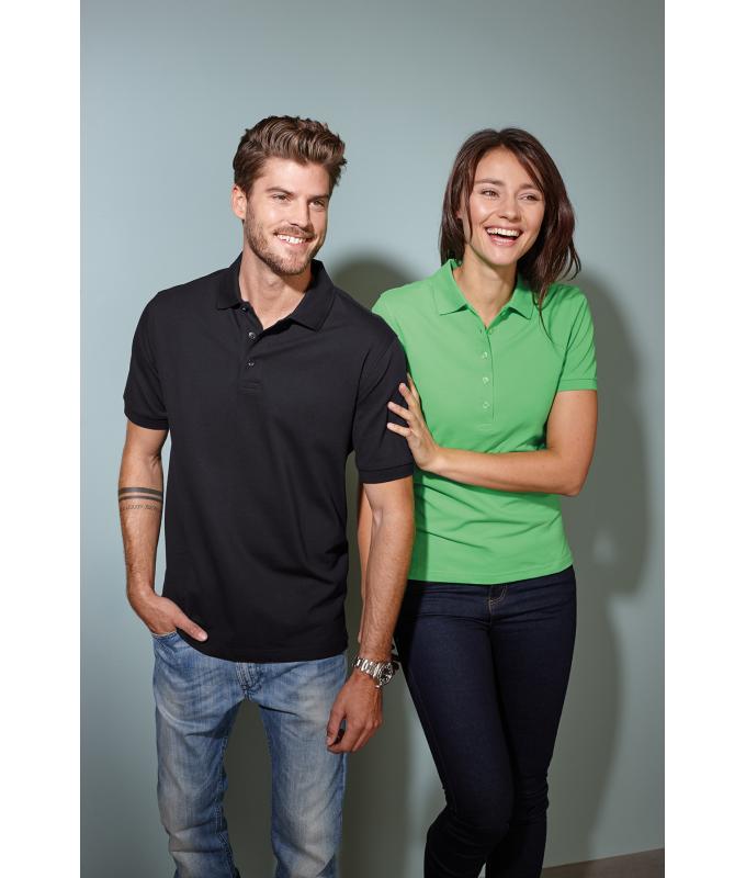 Damen Ladies' Elastic Polo Piqué Turquoise 8385