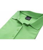 Damen Ladies' Elastic Polo Piqué Turquoise 8385