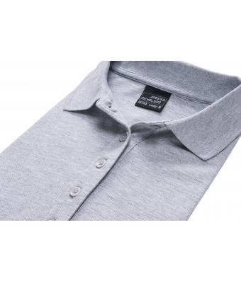 Femme Polo femme maille piquée élastique Marine 8385