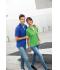 Dames Ladies' Polo Single Stripe Zwart/rood 8659