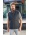 Herren Men's Knitted Hybrid Vest Grey-melange/anthracite-melange 10458