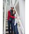 Heren Men's Knitted Hybrid Jacket Rood-melange/antraciet-melange 10460