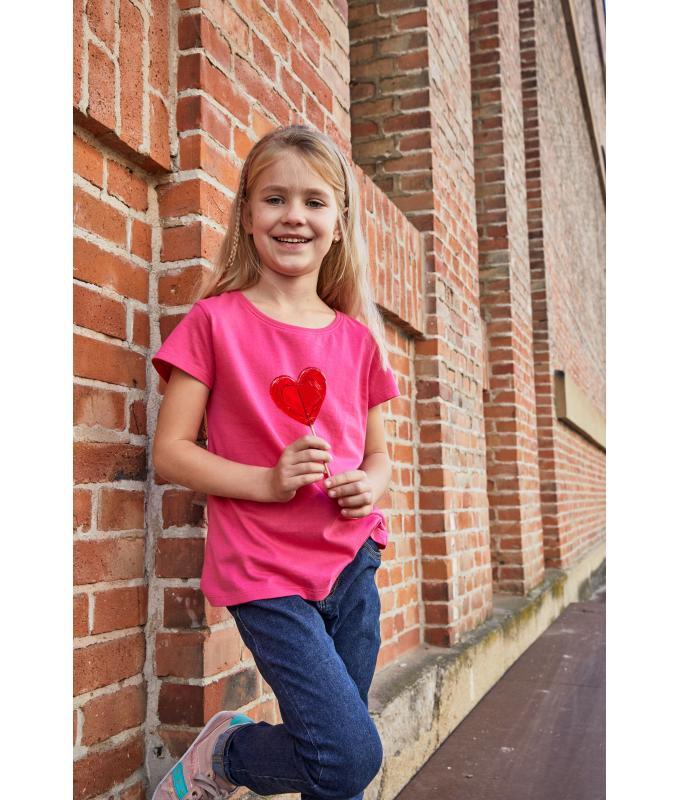 Kinderen Promo-T Girl 150 Asgrijs 8641
