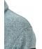 Men Men's Knitted Fleece Jacket Dark-grey-melange/silver 8305