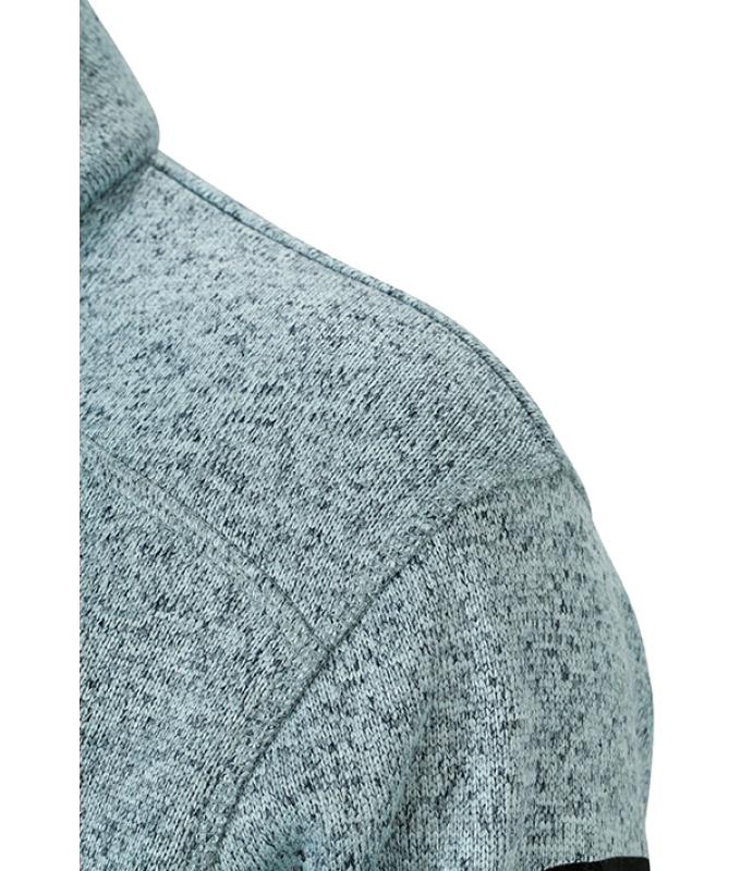 Homme Veste polaire tricoté homme Royal-mélange/rouge 8305
