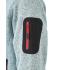 Homme Veste polaire tricoté homme Gris-foncé-mélange/argent 8305