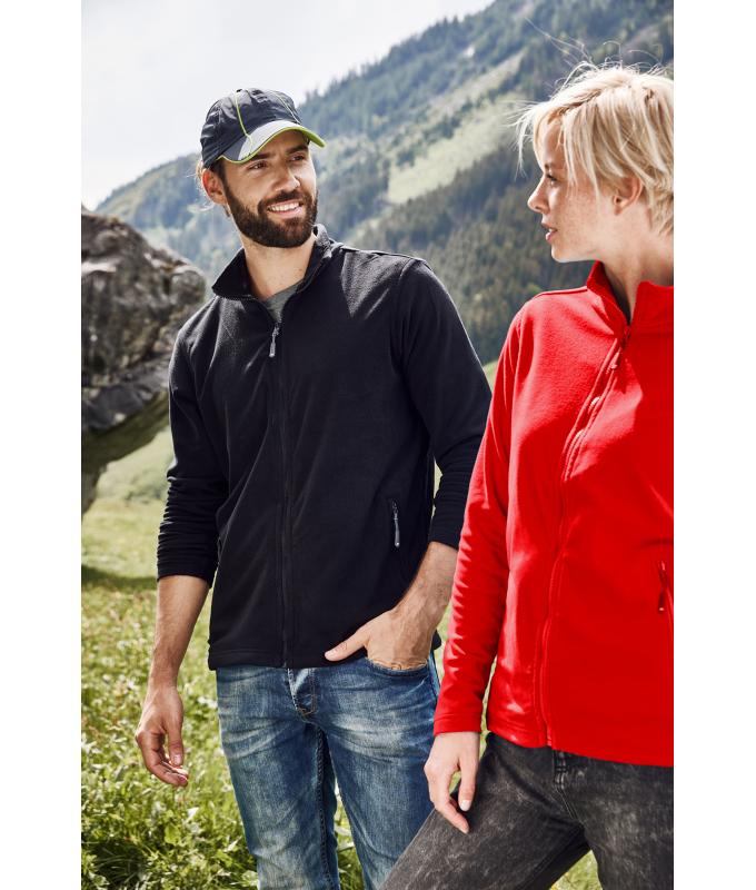 Heren Men's Basic Fleece Jacket Zwart 8349