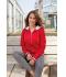 Ladies Ladies' Club Sweat Jacket Grey-heather/white 8577