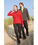 Damen Ladies' Fleece Jacket Red 8583