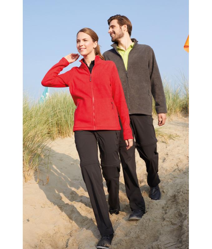 Damen Ladies' Fleece Jacket Red 8583